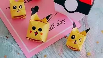 بيكاتشو اوريغامي